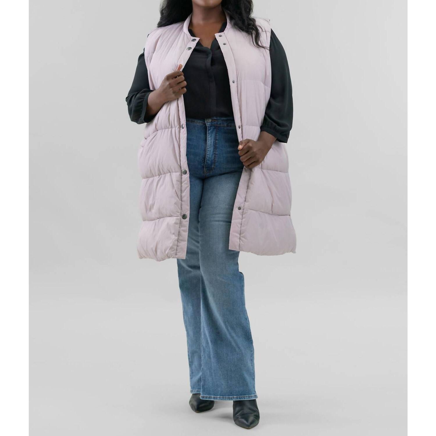 New Bitte Kai Rand Feather Down Vest In Lilac Marble